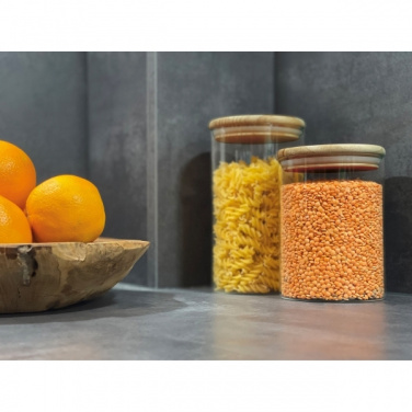 Logo trade corporate gifts picture of: Borosilicate container ONTARIO 1000 ml
