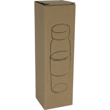 Logotrade promotional gift image of: Glass bottle SKOPJE 500 ml