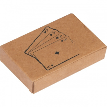 Logo trade promotional merchandise photo of: Playing cards NEW CASTLE