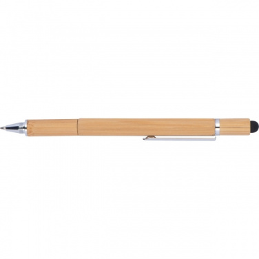 Logo trade promotional merchandise image of: 6in1 multifunctional pen COIMBRA