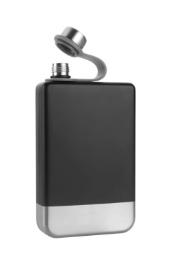 Logotrade business gift image of: Hip flask HALTI Schwarzwolf
