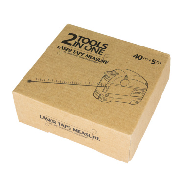 Logo trade business gifts image of: Laser tape measure, RLM62001
