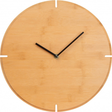 Logo trade promotional item photo of: Wall Clock HAMPTON
