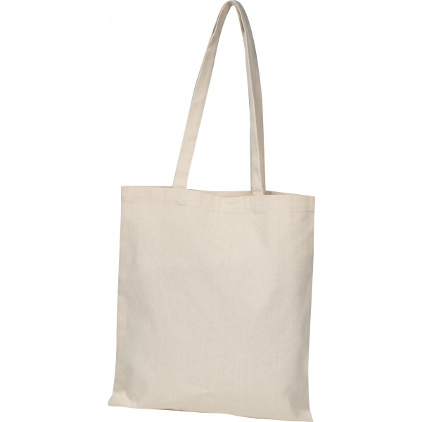 Logo trade business gift photo of: Organic cotton bag HONG KONG