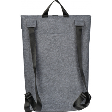 Logotrade business gift image of: RPET Felt Backpack BIRMINGHAM