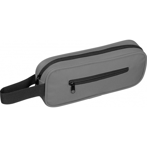 Logotrade promotional giveaway image of: Toiletry bag RPET NEUCHATEL