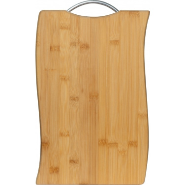 Logo trade promotional merchandise photo of: Bamboo Cutting Board BRATISLAVA