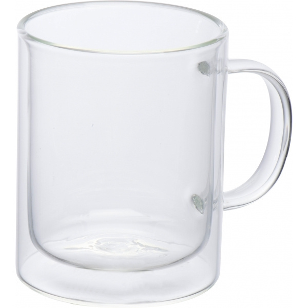 Logo trade promotional giveaway photo of: Double-walled cup CARACAS 350 ml