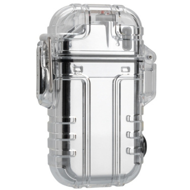 Logotrade promotional item image of: Electrical lighter CALBUCO Schwarzwolf