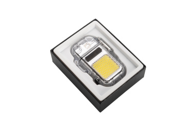 Logotrade promotional merchandise image of: Electrical lighter CALBUCO Schwarzwolf