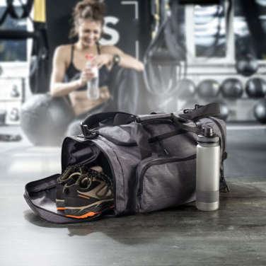 Logo trade advertising products picture of: Travel and sport bag ARARAT Schwarzwolf