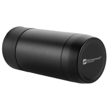 Logotrade corporate gift picture of: Thermo mug ADRASAN 240 ml Schwarzwolf