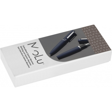 Logotrade promotional gift picture of: Writing set soft touch SAINTE MAXIME MoLu