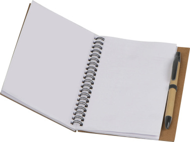Logo trade promotional items picture of: Spiral notebook Ravenna