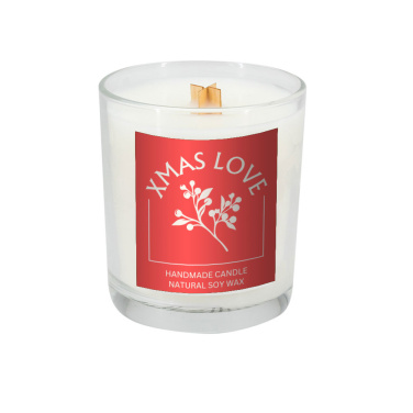 Logotrade promotional gift picture of: Soy candle 190g Christmas love