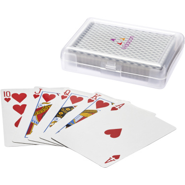 Logo trade promotional product photo of: Reno playing cards set in case