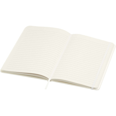 Logotrade advertising products photo of: Bass A5 recycled hard cover notebook with lined pages