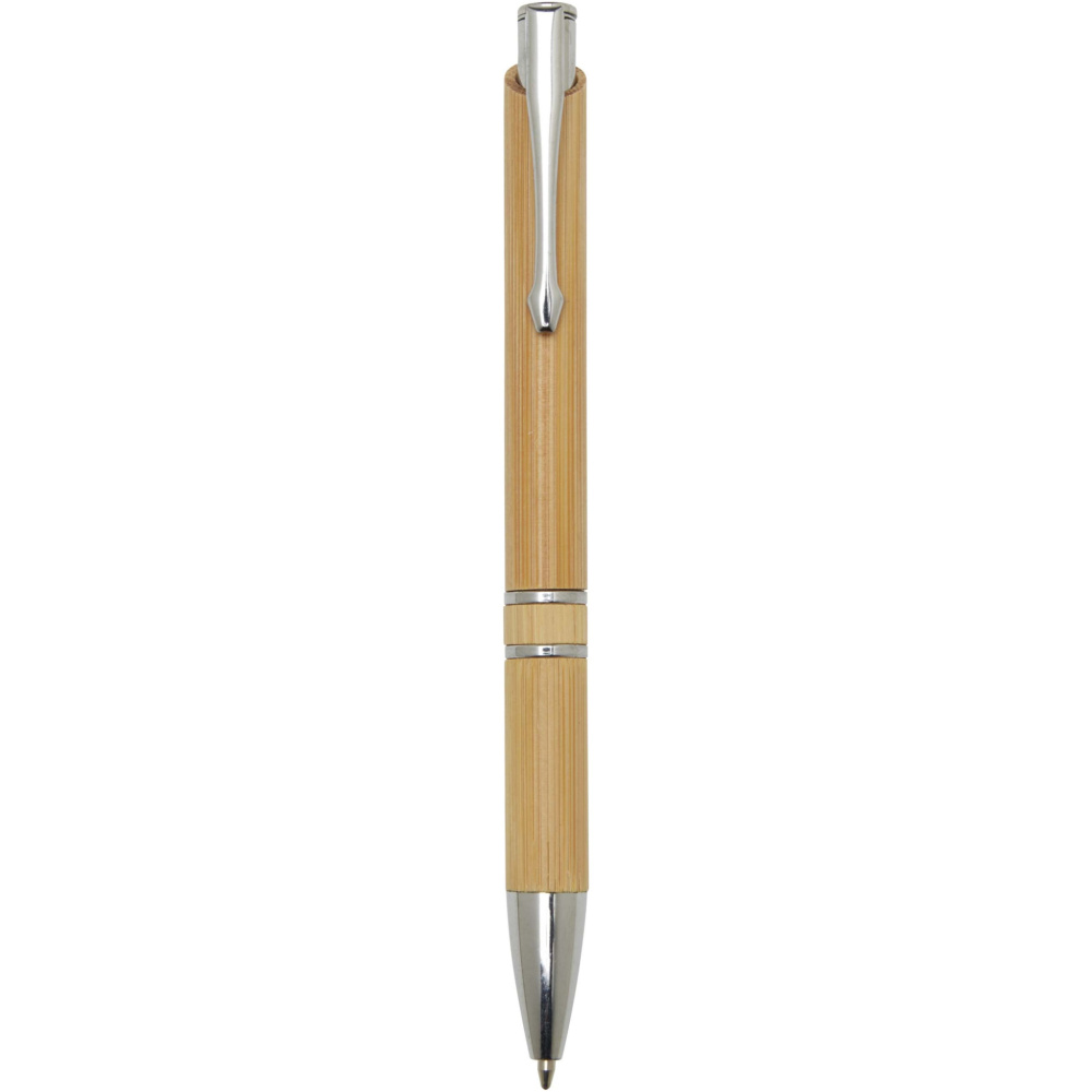 Logotrade promotional merchandise photo of: Wicker bamboo ballpoint pen