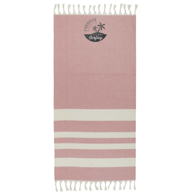 Logo trade promotional products image of: Anders hammam towel 147 x 75.5 cm