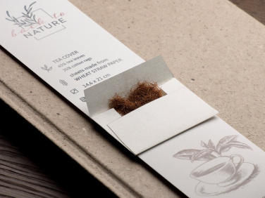 Logo trade promotional merchandise photo of: Recycled Tea Notebook 209734000