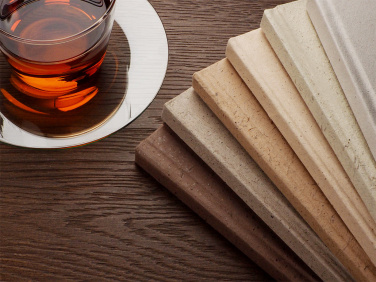 Logotrade promotional giveaways photo of: Recycled Tea Notebook 209734000