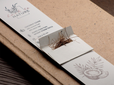 Logo trade advertising products picture of: Recycled Coconut Notebook 209734100