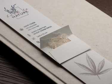 Logotrade business gifts photo of: Recycled Hemp Notebook 209734300