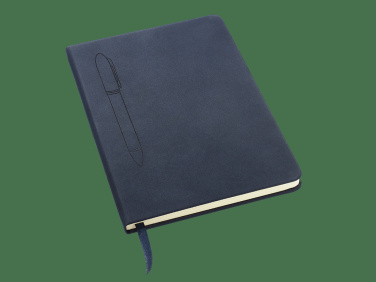 Logo trade promotional merchandise image of: Magnetic notebook with a pen 124715100