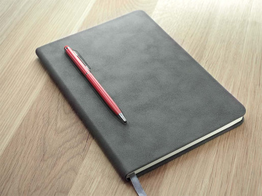 Logo trade corporate gifts image of: Magnetic notebook with a pen 124715100