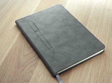 Logo trade promotional products picture of: Magnetic notebook with a pen 124715100