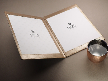 Logo trade corporate gifts image of: Menu cover 2091322