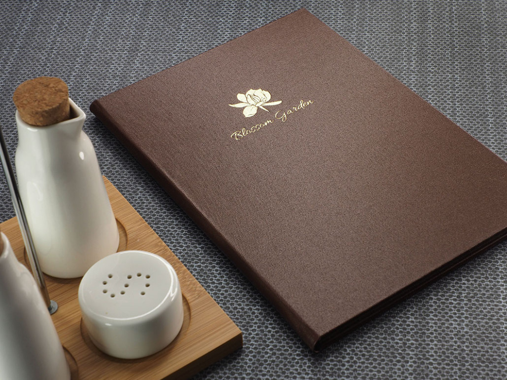 Logo trade corporate gift photo of: Menu cover 1719280