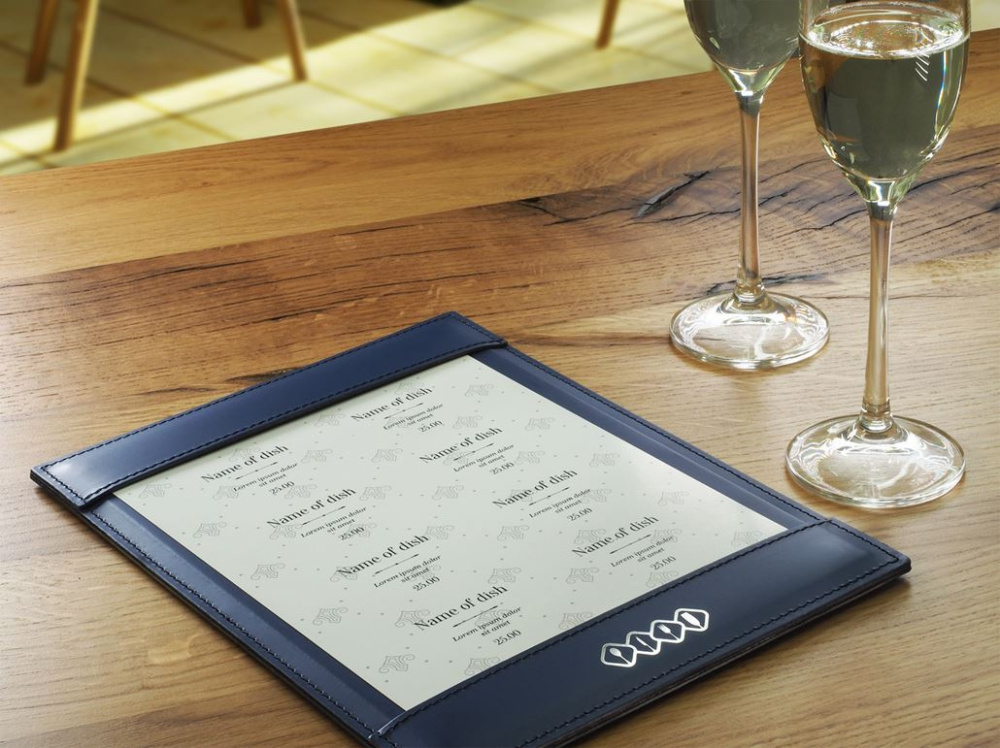 Logo trade promotional merchandise image of: Menu pad 1024094