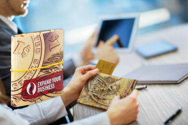 Logo trade promotional merchandise photo of: Origami wallet 998117