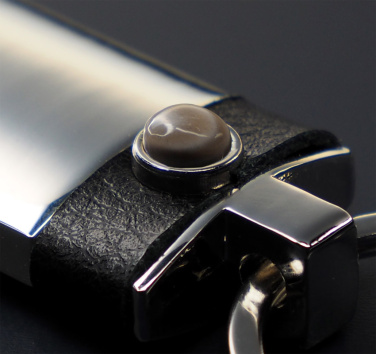 Logo trade promotional gift photo of: Striped Flint Keyring 1292095