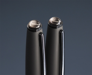 Logo trade advertising products image of: Obsidian stone Pen set 1290036