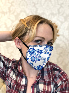 Logo trade promotional products image of: ZEFIR cotton face mask 1400165