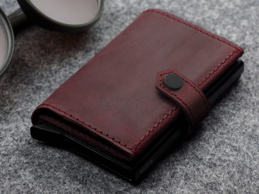Logo trade promotional items picture of: RFID wallet - Hunter Leather 2109284