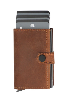 Logo trade corporate gift photo of: RFID wallet - Hunter Leather 2109284