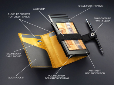 Logo trade promotional giveaway photo of: RFID wallet 1230131