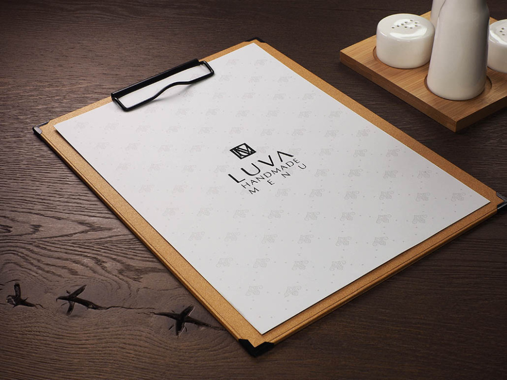 Logo trade promotional products picture of: Clipboard menu 1028280