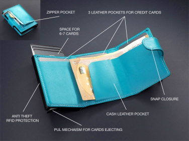 Logo trade promotional merchandise photo of: RFID wallet 1237131