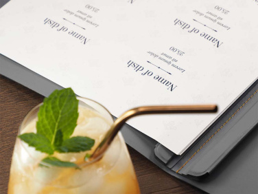 Logo trade promotional merchandise picture of: Menu cover 1765094