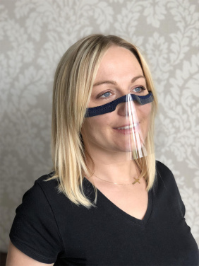 Logotrade advertising product picture of: KALIPSO clear face shield-mask for mouth and nose 1447162