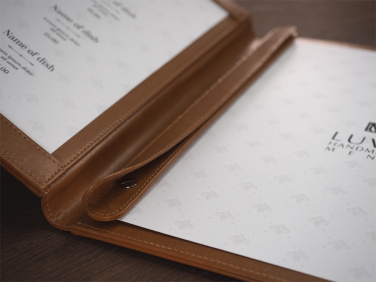 Logo trade business gifts image of: Menu cover 1054119