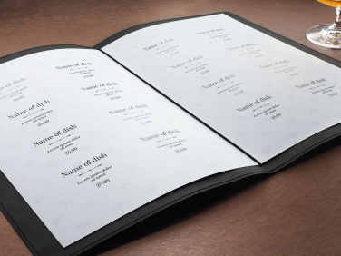 Logo trade promotional merchandise photo of: Menu cover Ambiente 1178265