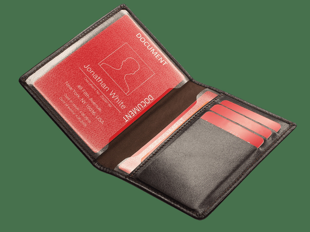 Logo trade promotional giveaways image of: Document wallet 889067
