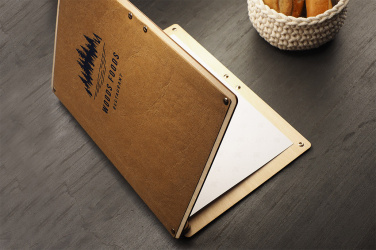 Logo trade corporate gifts image of: Menu cover 1665121