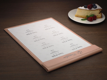 Logo trade corporate gifts picture of: Menu cover 1241281