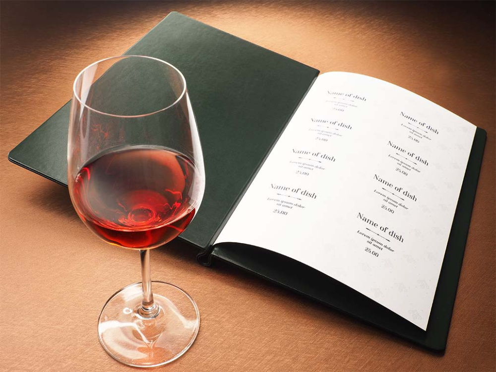 Logo trade promotional giveaways picture of: Menu cover 1229320